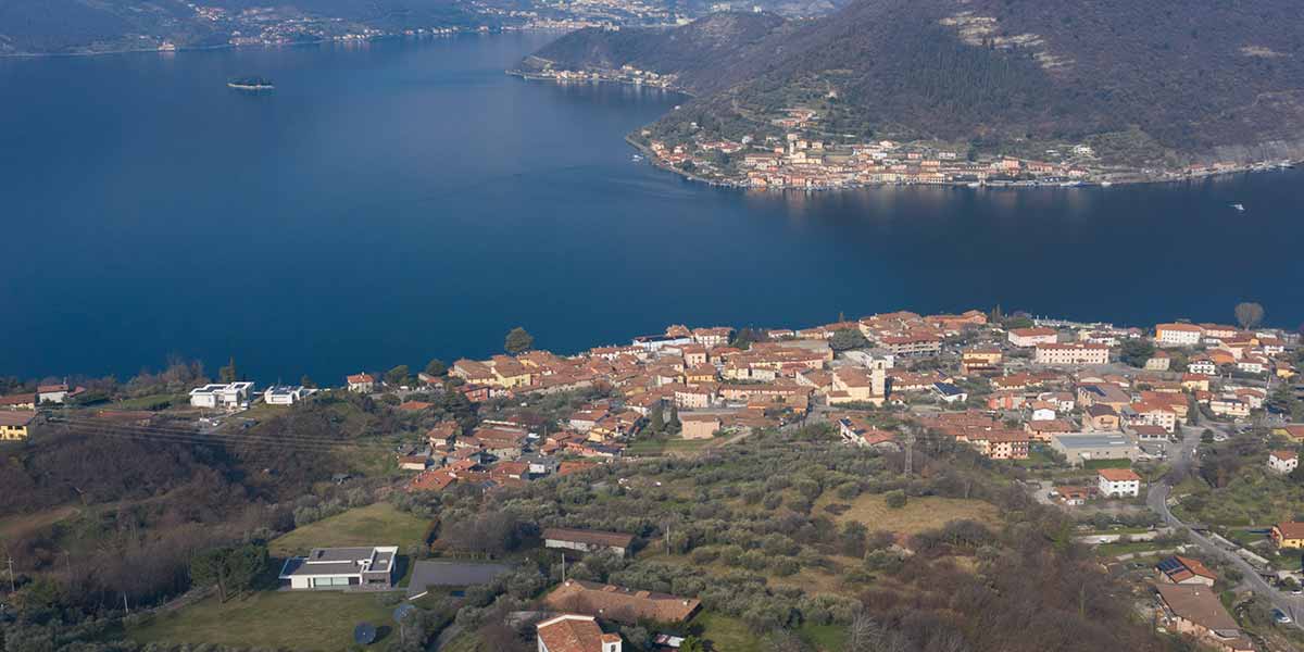 Villa San Fermo, Sulzano, lago d'Iseo